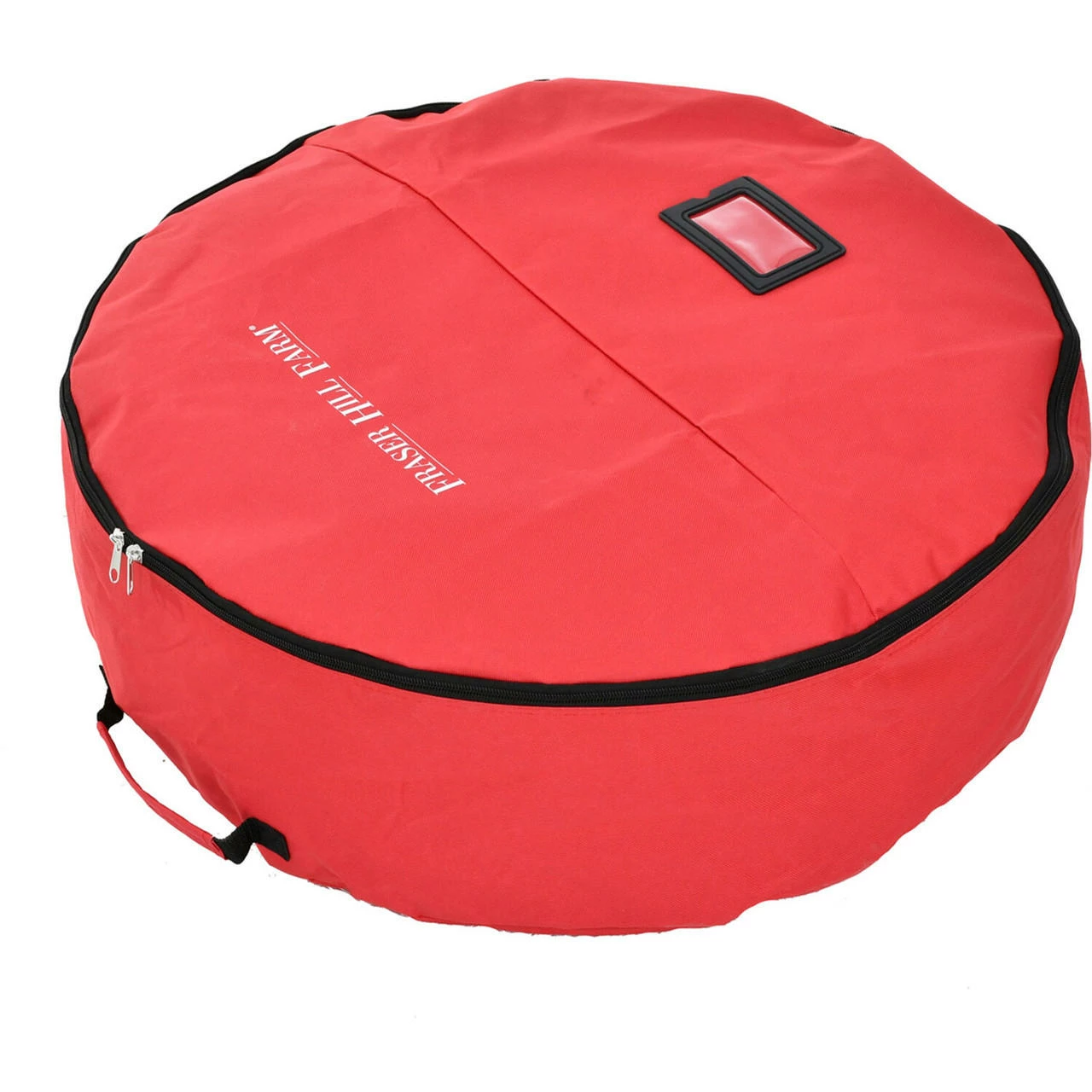 Fraser Hill Farm 36-In. Heavy-Duty Storage Bag For Large Christmas Wreaths And Garlands, Red 6 Fraser Hill Farm 36-In. Heavy-Duty Storage Bag For Large Christmas Wreaths And Garlands, Red - Image 6