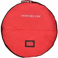 Fraser Hill Farm 30-In. Heavy-Duty Storage Bag For Medium Christmas Wreaths And Garlands, Red 15 Fraser Hill Farm 30-In. Heavy-Duty Storage Bag For Medium Christmas Wreaths And Garlands, Red -Christmas store unnamed file 1018