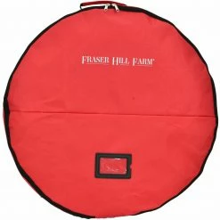 Fraser Hill Farm 24-In. Heavy-Duty Storage Bag For Christmas Small Wreaths And Garlands, Red 30 Fraser Hill Farm 24-In. Heavy-Duty Storage Bag For Christmas Small Wreaths And Garlands, Red -Christmas store unnamed file 1031