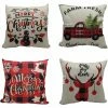Fraser Hill Farm Assortment Of Four Christmas Accent Pillows - Series 3