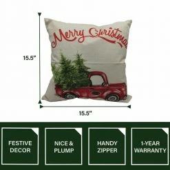 Fraser Hill Farm Assortment Of Four Christmas Accent Pillows - Series 2 -Christmas store unnamed file 1050