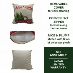 Fraser Hill Farm Assortment Of Four Christmas Accent Pillows - Series 2 -Christmas store unnamed file 1054