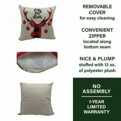 Fraser Hill Farm Assortment Of Four Christmas Accent Pillows - Series 1 -Christmas store unnamed file 1068