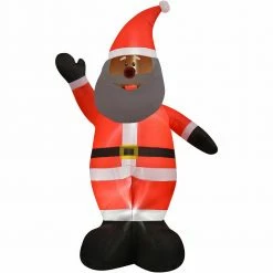 Fraser Hill Farm 12-Ft. African American Santa, Christmas Inflatable With Lights, Storage Bag 19 Fraser Hill Farm 12-Ft. African American Santa, Christmas Inflatable With Lights, Storage Bag -Christmas store unnamed file 1204