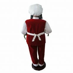 Fraser Hill Farm 58-In. African American Dancing Baking Santa W/ Apron And Christmas Cookie Garland 27 Fraser Hill Farm 58-In. African American Dancing Baking Santa W/ Apron And Christmas Cookie Garland -Christmas store unnamed file 1227
