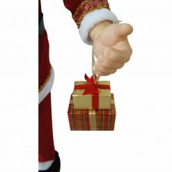 Fraser Hill Farm 58-In. Dancing Santa Claus W/ Prelit Christmas Tree And Wrapped Gifts, Life-Size -Christmas store unnamed file 1295