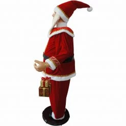 Fraser Hill Farm 58-In. Dancing Santa Claus W/ Prelit Christmas Tree And Wrapped Gifts, Life-Size -Christmas store unnamed file 1300