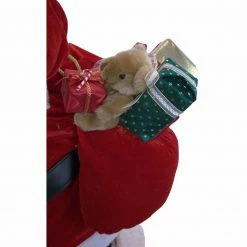 Fraser Hill Farm 48-In. Music And Motion Santa Claus In The Chimney -Christmas store unnamed file 1313