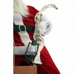 Fraser Hill Farm 48-In. Music And Motion Santa Claus In The Chimney -Christmas store unnamed file 1314