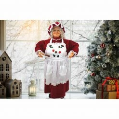 Fraser Hill Farm 36-In. Dancing Baking Mrs. Claus With Apron And Christmas Cookies 29 Fraser Hill Farm 36-In. Dancing Baking Mrs. Claus With Apron And Christmas Cookies -Christmas store unnamed file 1355