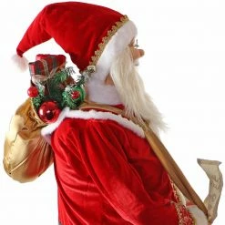 Fraser Hill Farm 58" Life-Size Dancing Santa With Gifts In Hand -Christmas store unnamed file 1373
