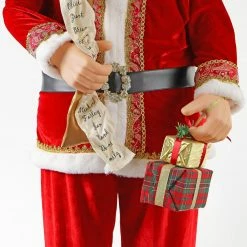 Fraser Hill Farm 58" Life-Size Dancing Santa With Gifts In Hand -Christmas store unnamed file 1374