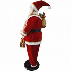 Fraser Hill Farm 58" Life-Size Dancing Santa With Gifts In Hand -Christmas store unnamed file 1383