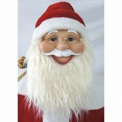Fraser Hill Farm 58" Life-Size Dancing Santa With Wreath And Gift Sack -Christmas store unnamed file 1403