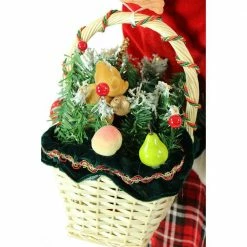 Fraser Hill Farm 58" Life-Size Dancing Mrs. Claus With Basket -Christmas store unnamed file 1408