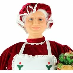 Fraser Hill Farm 58" Life-Size Dancing Mrs. Claus With Apron -Christmas store unnamed file 1419