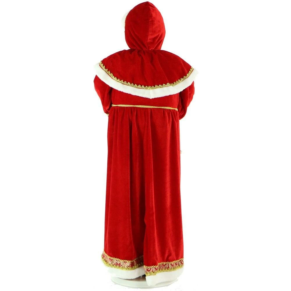 Fraser Hill Farm 58" Life-Size Dancing Mrs. Claus W/ Hooded Cloak And Basket 4 Fraser Hill Farm 58" Life-Size Dancing Mrs. Claus W/ Hooded Cloak And Basket - Image 4