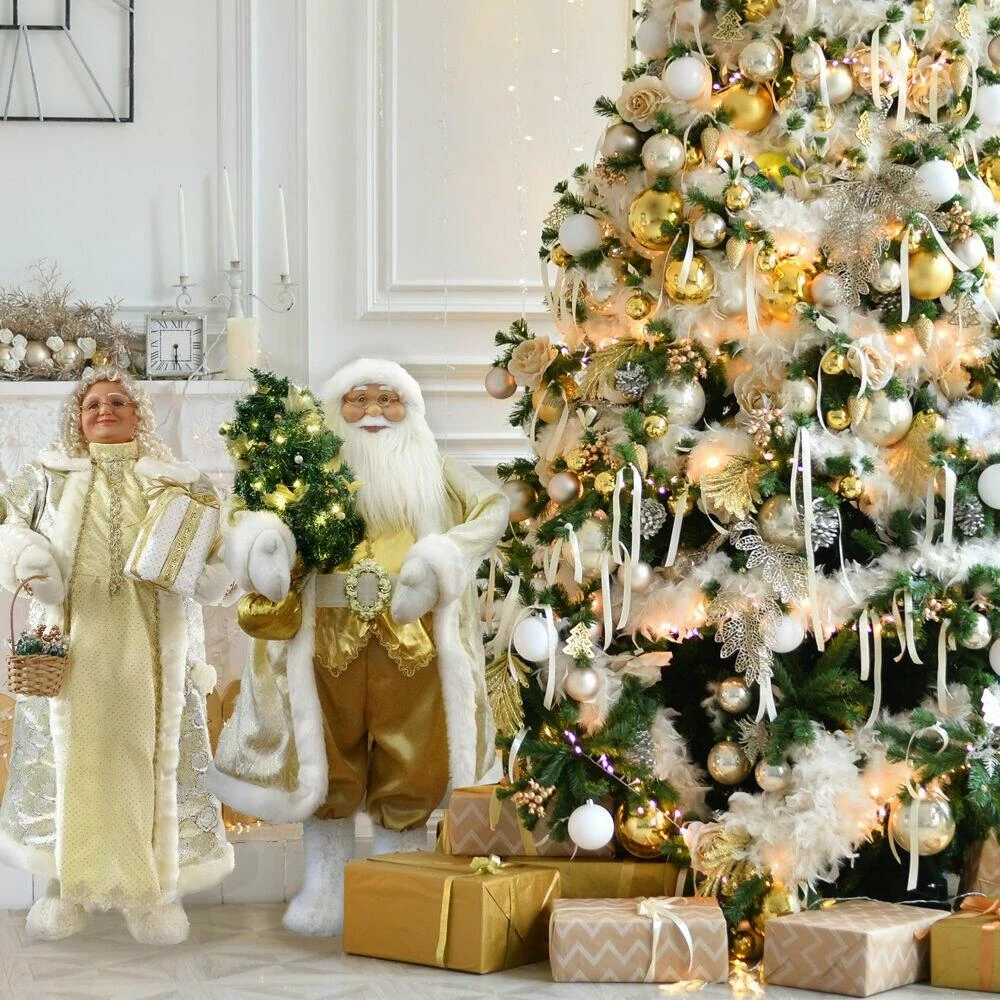 Fraser Hill Farm 36" Music And Motion Santa With Christmas Tree 5 Fraser Hill Farm 36" Music And Motion Santa With Christmas Tree - Image 5