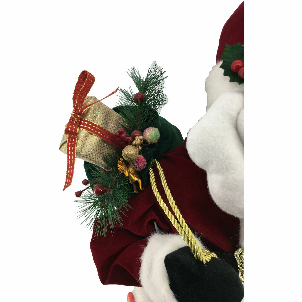 Fraser Hill Farm 36-In. Battery-Operated Bike-Riding Santa Claus W/ Toy Sack, Animation, Music (1 Song) 2 Fraser Hill Farm 36-In. Battery-Operated Bike-Riding Santa Claus W/ Toy Sack, Animation, Music (1 Song) - Image 2