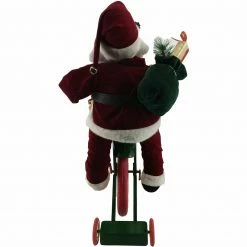Fraser Hill Farm 36-In. Battery-Operated Bike-Riding Santa Claus W/ Toy Sack, Animation, Music (1 Song) 10 Fraser Hill Farm 36-In. Battery-Operated Bike-Riding Santa Claus W/ Toy Sack, Animation, Music (1 Song) -Christmas store unnamed file 1451