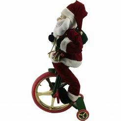 Fraser Hill Farm 36-In. Battery-Operated Bike-Riding Santa Claus W/ Toy Sack, Animation, Music (1 Song) 11 Fraser Hill Farm 36-In. Battery-Operated Bike-Riding Santa Claus W/ Toy Sack, Animation, Music (1 Song) -Christmas store unnamed file 1452