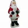 Fraser Hill Farm 3-Ft. Traditional Santa Claus Statue Holding A Naughty & Nice List, Resin