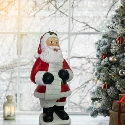 Fraser Hill Farm 3-Ft. Traditional Santa Claus Statue Holding A Naughty & Nice List, Resin 7 Fraser Hill Farm 3-Ft. Traditional Santa Claus Statue Holding A Naughty & Nice List, Resin -Christmas store unnamed file 1514