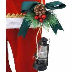 Fraser Hill Farm 58-In. African American Dancing Santa With Toy Sack And Faux Lantern, Animated Christmas Decorations, Holiday Home Décor -Christmas store unnamed file 1599