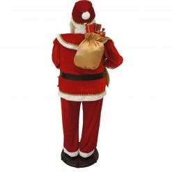 Fraser Hill Farm 58-In. Dancing Santa With Toy Sack And Faux Lantern, Animated Christmas Decorations, Holiday Home Décor -Christmas store unnamed file 1620