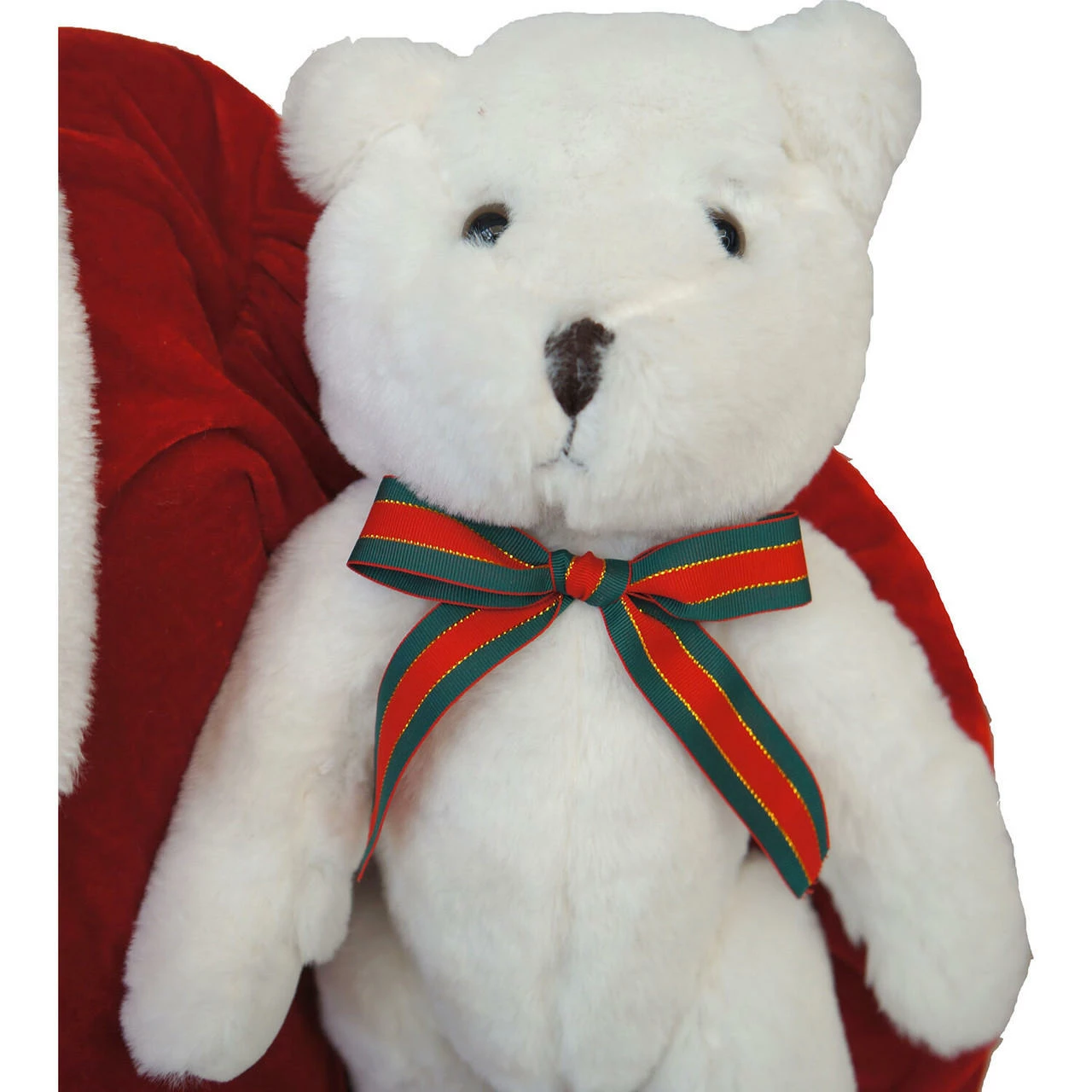 Fraser Hill Farm 58-In. African American Dancing Santa With Toy Sack And Teddy Bear, Animated Christmas Decorations, Holiday Home Décor 8 Fraser Hill Farm 58-In. African American Dancing Santa With Toy Sack And Teddy Bear, Animated Christmas Decorations, Holiday Home Décor - Image 8