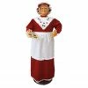 Fraser Hill Farm 58-In. Dancing Mrs. Claus With Baking Apron And Cookies, Animated Christmas Decorations, Holiday Home Décor