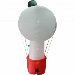 Fraser Hill Farm 9-Ft. Multi-Color Pre-Lit Inflatable Santa In Snowman Hot Air Balloon -Christmas store unnamed file 1807