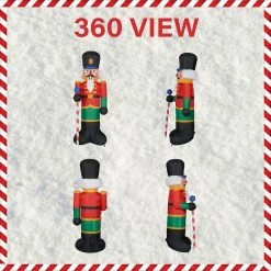 Fraser Hill Farm 10-Ft. Tall Traditional Nutcracker, Inflatable With Lights And Storage Bag 17 Fraser Hill Farm 10-Ft. Tall Traditional Nutcracker, Inflatable With Lights And Storage Bag -Christmas store unnamed file 1862