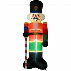 Fraser Hill Farm 10-Ft. Tall Traditional Nutcracker, Inflatable With Lights And Storage Bag 20 Fraser Hill Farm 10-Ft. Tall Traditional Nutcracker, Inflatable With Lights And Storage Bag -Christmas store unnamed file 1865
