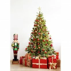Fraser Hill Farm 4-Ft. Life-Size Candy-Look Nutcracker Greeter Holding Tree In Green, Indoor Or Outdoor 11 Fraser Hill Farm 4-Ft. Life-Size Candy-Look Nutcracker Greeter Holding Tree In Green, Indoor Or Outdoor -Christmas store unnamed file 1876