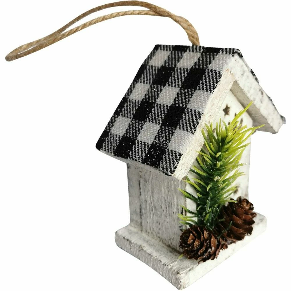 Fraser Hill Farm Woodland 7-Piece Decorating Kit: Tree Shelf, Lighted Barn, Train, Wall Sign, Snowman, 2 Ornaments 4 Fraser Hill Farm Woodland 7-Piece Decorating Kit: Tree Shelf, Lighted Barn, Train, Wall Sign, Snowman, 2 Ornaments - Image 4