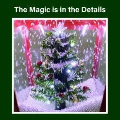 Fraser Hill Farm Let It Snow Series 74-In. Dual-Lantern Street Lamp W/ Snowman, Tree, 1 Sign, Cascading Snow And Christmas Carols, Red/Black 23 Fraser Hill Farm Let It Snow Series 74-In. Dual-Lantern Street Lamp W/ Snowman, Tree, 1 Sign, Cascading Snow And Christmas Carols, Red/Black -Christmas store unnamed file 1952