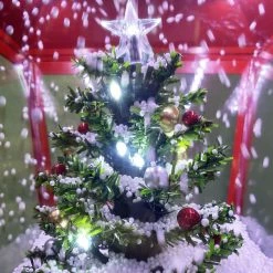 Fraser Hill Farm Let It Snow Series 74-In. Dual-Lantern Street Lamp W/ Snowman, Tree, 1 Sign, Cascading Snow And Christmas Carols, Red/Black 33 Fraser Hill Farm Let It Snow Series 74-In. Dual-Lantern Street Lamp W/ Snowman, Tree, 1 Sign, Cascading Snow And Christmas Carols, Red/Black -Christmas store unnamed file 1962