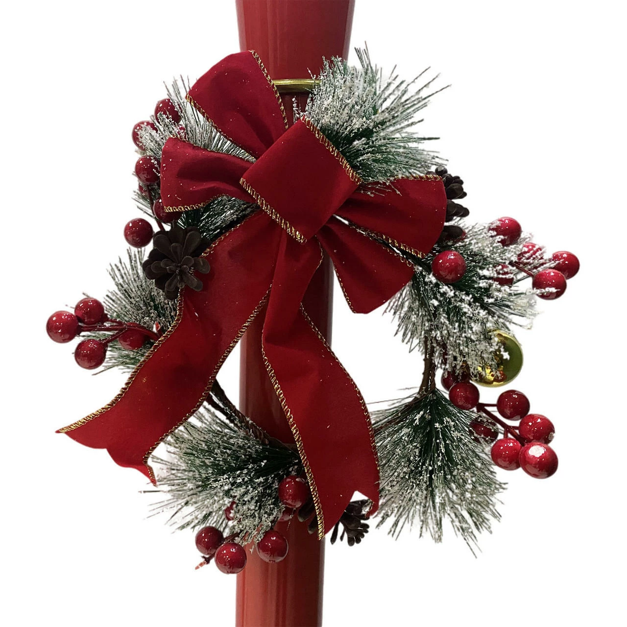 Fraser Hill Farm Let It Snow Series 69-In. Musical Snow Globe Lamp Post With Snowman Scene, 2 Signs, Cascading Snow, And Christmas Carols, Red 9 Fraser Hill Farm Let It Snow Series 69-In. Musical Snow Globe Lamp Post With Snowman Scene, 2 Signs, Cascading Snow, And Christmas Carols, Red - Image 9