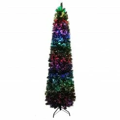 Fraser Hill Farm Indoor Or Outdoor 7-Ft. Slim Green Fiber Optic Prelit Tree W/ LED Dancing Lights 9 Fraser Hill Farm Indoor Or Outdoor 7-Ft. Slim Green Fiber Optic Prelit Tree W/ LED Dancing Lights -Christmas store unnamed file 208