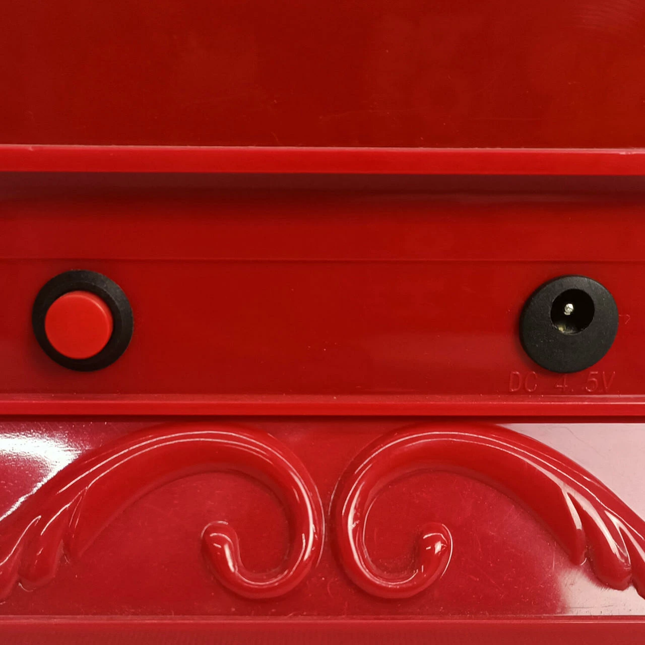 Fraser Hill Farm Let It Snow Series 15.5-In. Musical Tabletop Lantern With Santa And Windmill Scene, Cascading Snow, And Christmas Carols, Red 7 Fraser Hill Farm Let It Snow Series 15.5-In. Musical Tabletop Lantern With Santa And Windmill Scene, Cascading Snow, And Christmas Carols, Red - Image 7