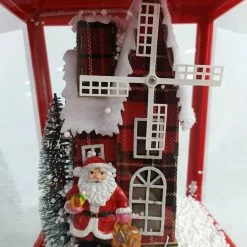 Fraser Hill Farm Let It Snow Series 15.5-In. Musical Tabletop Lantern With Santa And Windmill Scene, Cascading Snow, And Christmas Carols, Red 23 Fraser Hill Farm Let It Snow Series 15.5-In. Musical Tabletop Lantern With Santa And Windmill Scene, Cascading Snow, And Christmas Carols, Red -Christmas store unnamed file 2142