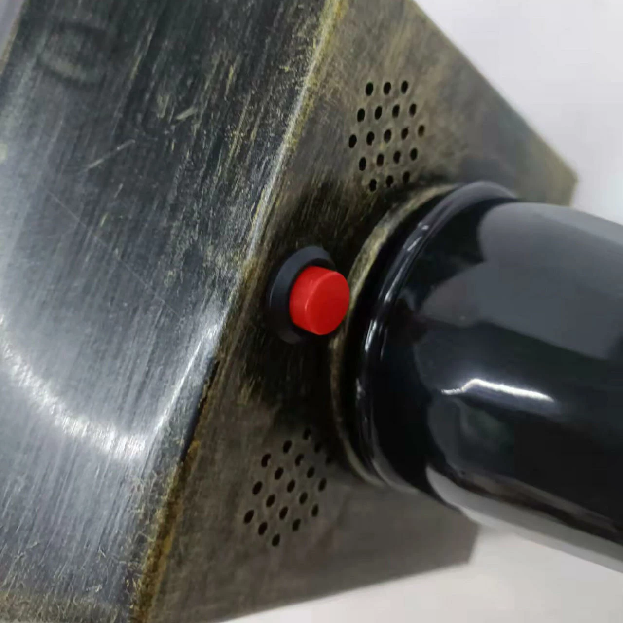 Fraser Hill Farm Let It Snow 53-In. Musical Street Lamp W/ Lighted Base, Flying Santa, Cascading Snow, And Christmas Carols, Black/Bronze/Red 8 Fraser Hill Farm Let It Snow 53-In. Musical Street Lamp W/ Lighted Base, Flying Santa, Cascading Snow, And Christmas Carols, Black/Bronze/Red - Image 8