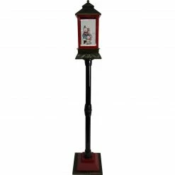 Fraser Hill Farm Let It Snow Series 49-In. Musical Mini Street Lamp With Snow Family, Cascading Snow, And Christmas Carols, Black/Bronze/Red 23 Fraser Hill Farm Let It Snow Series 49-In. Musical Mini Street Lamp With Snow Family, Cascading Snow, And Christmas Carols, Black/Bronze/Red -Christmas store unnamed file 2232