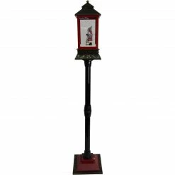 Fraser Hill Farm Let It Snow Series 49-In. Musical Mini Street Lamp With Snow Family, Cascading Snow, And Christmas Carols, Black/Bronze/Red 25 Fraser Hill Farm Let It Snow Series 49-In. Musical Mini Street Lamp With Snow Family, Cascading Snow, And Christmas Carols, Black/Bronze/Red -Christmas store unnamed file 2234