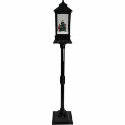 Fraser Hill Farm Let It Snow Series 49-In. Musical Mini Street Lamp W/ Santa And Mrs. Claus Scene, Cascading Snow, And Christmas Carols, Black 21 Fraser Hill Farm Let It Snow Series 49-In. Musical Mini Street Lamp W/ Santa And Mrs. Claus Scene, Cascading Snow, And Christmas Carols, Black -Christmas store unnamed file 2260