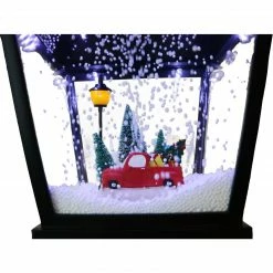 Fraser Hill Farm Let It Snow Series 71" Musical Street Lamp In Black W/ Car, 2 Signs, Cascading Snow, And Carols 11 Fraser Hill Farm Let It Snow Series 71" Musical Street Lamp In Black W/ Car, 2 Signs, Cascading Snow, And Carols -Christmas store unnamed file 2323
