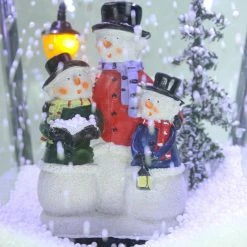 Fraser Hill Farm Let It Snow Series 74-In. Double Street Lamp W/ 1 Santa, 1 Snowman, Animated Musical Snow 24 Fraser Hill Farm Let It Snow Series 74-In. Double Street Lamp W/ 1 Santa, 1 Snowman, Animated Musical Snow -Christmas store unnamed file 2388