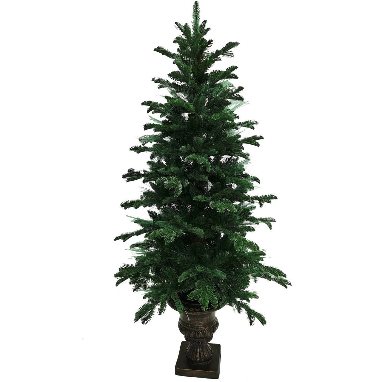 Fraser Hill Farm Indoor 5-Ft. Optic Prelit Christmas Tree In Decorative Pot With LED Fairy Lights 1 Fraser Hill Farm Indoor 5-Ft. Optic Prelit Christmas Tree In Decorative Pot With LED Fairy Lights