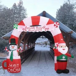 Fraser Hill Farm 9-Ft. Wide Pre-Lit Inflatable Candy Cane Arch 16 Fraser Hill Farm 9-Ft. Wide Pre-Lit Inflatable Candy Cane Arch -Christmas store unnamed file 2540